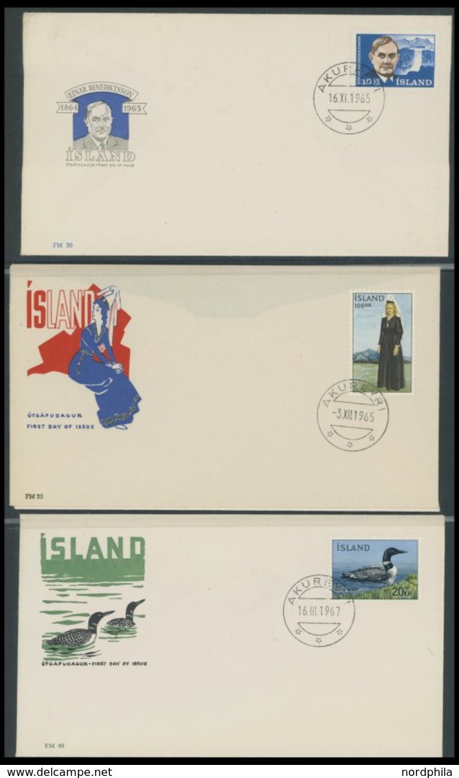 SAMMLUNGEN, LOTS 1957-72, 64 Verschiedene FDC`s, Prachterhaltung - Colecciones & Series