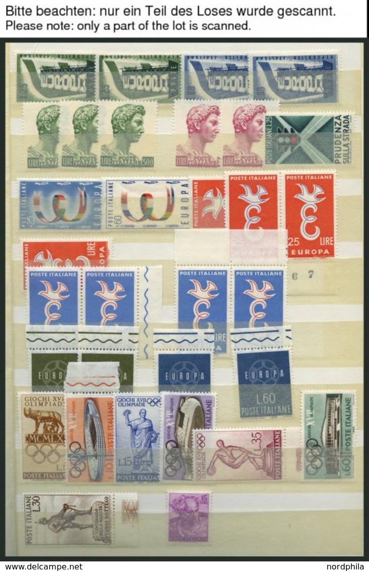 SAMMLUNGEN, LOTS **, 1956-76, Partie Verschiedener Kompletter Ausgaben, Je 2-3x, Pracht, Mi. 260.- - Collections