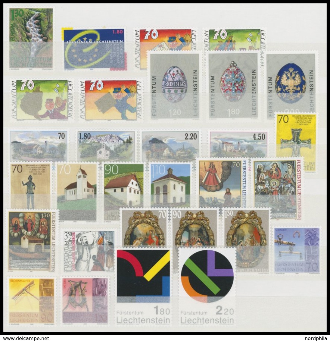 JAHRGÄNGE 1255-82 **, 2001, Kompletter Jahrgang, Postfrisch, Pracht, Mi. 102.90 - Lotes/Colecciones