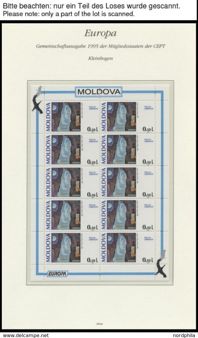 MOLDAVIEN 164-66KB **, 1995, Frieden Und Freiheit In Kleinbogen, Pracht, Mi. 120.- - Moldova