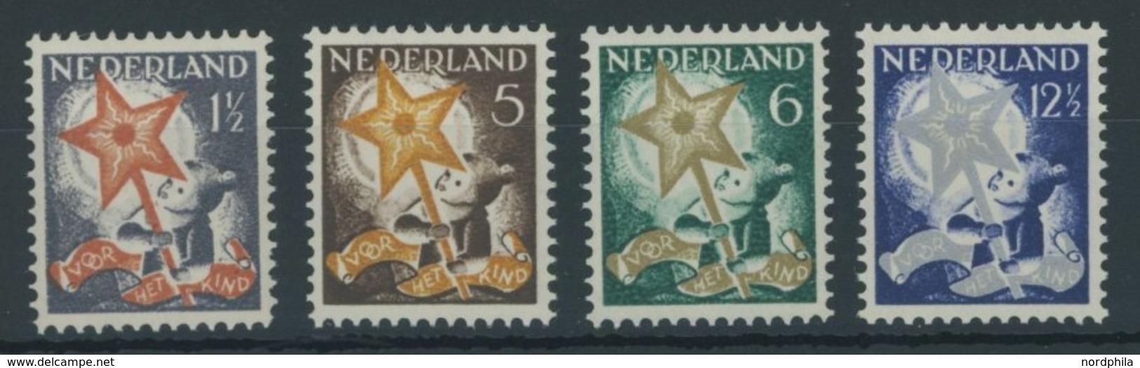 NIEDERLANDE 268-71A **, 1933, Voor Het Kind, Postfrischer Prachtsatz, Mi. 100.- - Otros & Sin Clasificación