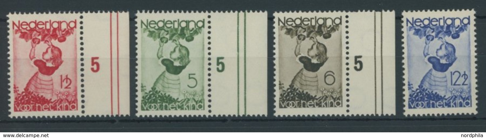 NIEDERLANDE 287-90 **, 1935, Voor Het Kind, Postfrischer Prachtsatz, Mi. 100.- - Otros & Sin Clasificación