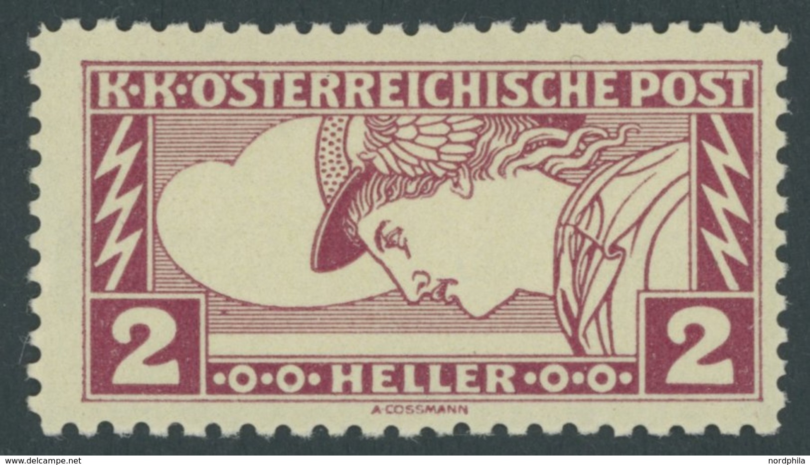 ÖSTERREICH 1867-1918 219C **, 1917, 2 H. Eilmarke, Gezähnt L 111/2:121/2, Postfrisch, Pracht, R!, Signiert, Mi. 1200.- - Usati