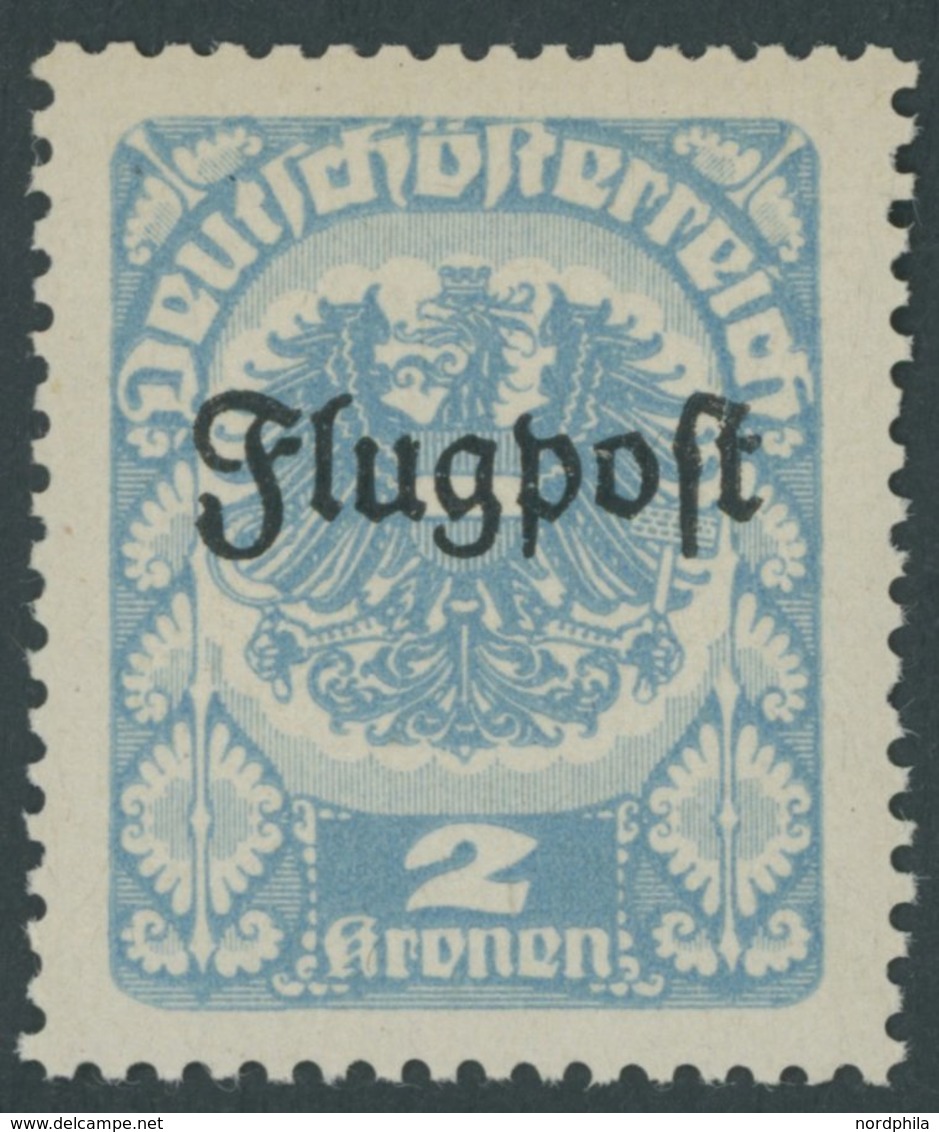 ÖSTERREICH 1918-1938 III **, 1922, 2 Kr. Grünlichblau, Postfrisch, Pracht, Mi. 80.- - Andere & Zonder Classificatie