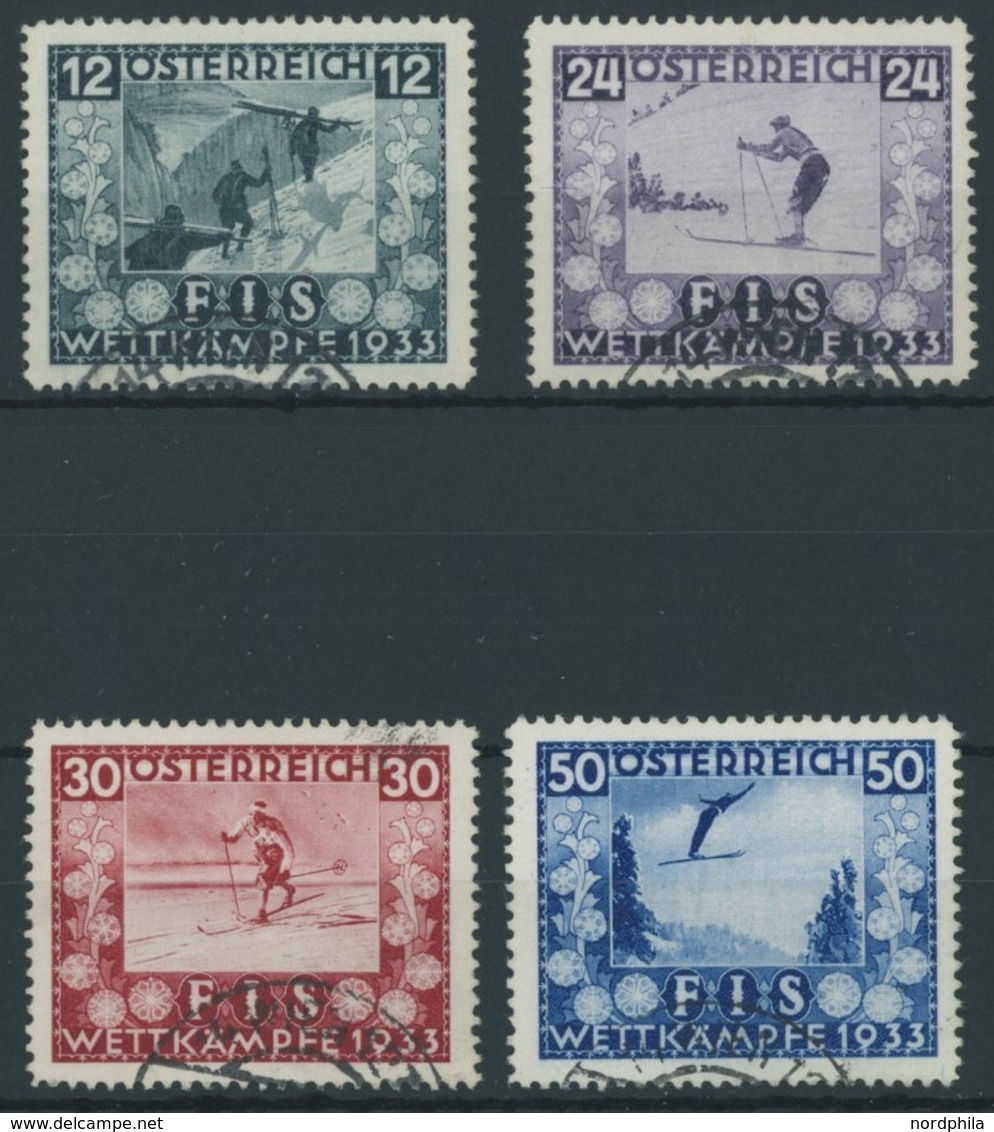 ÖSTERREICH 1918-1938 551-54 O, 1933, FIS I, Prachtsatz - Autres & Non Classés