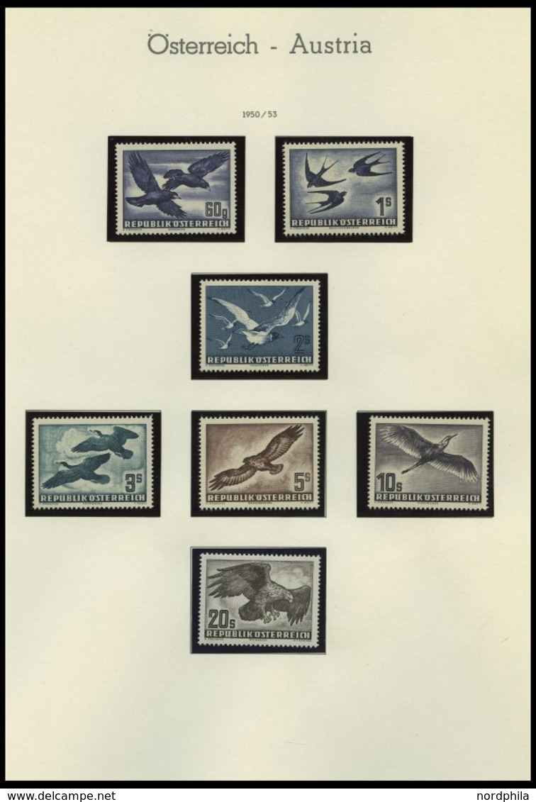 SAMMLUNGEN **, komplette postfrische Sammlung Österreich von 1945 (ab Mi.Nr. 660) bis 1993 in 2 Leuchtturm Alben mit all