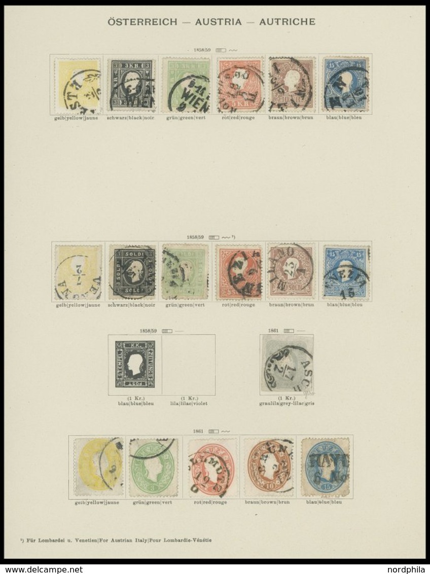 SAMMLUNGEN O,* , Sammlung Österreich Incl. Gebiete Bis Ca. 1972 Im Alten Schaubek Album Mit U.a. Vielen Guten Sätzen Der - Collezioni