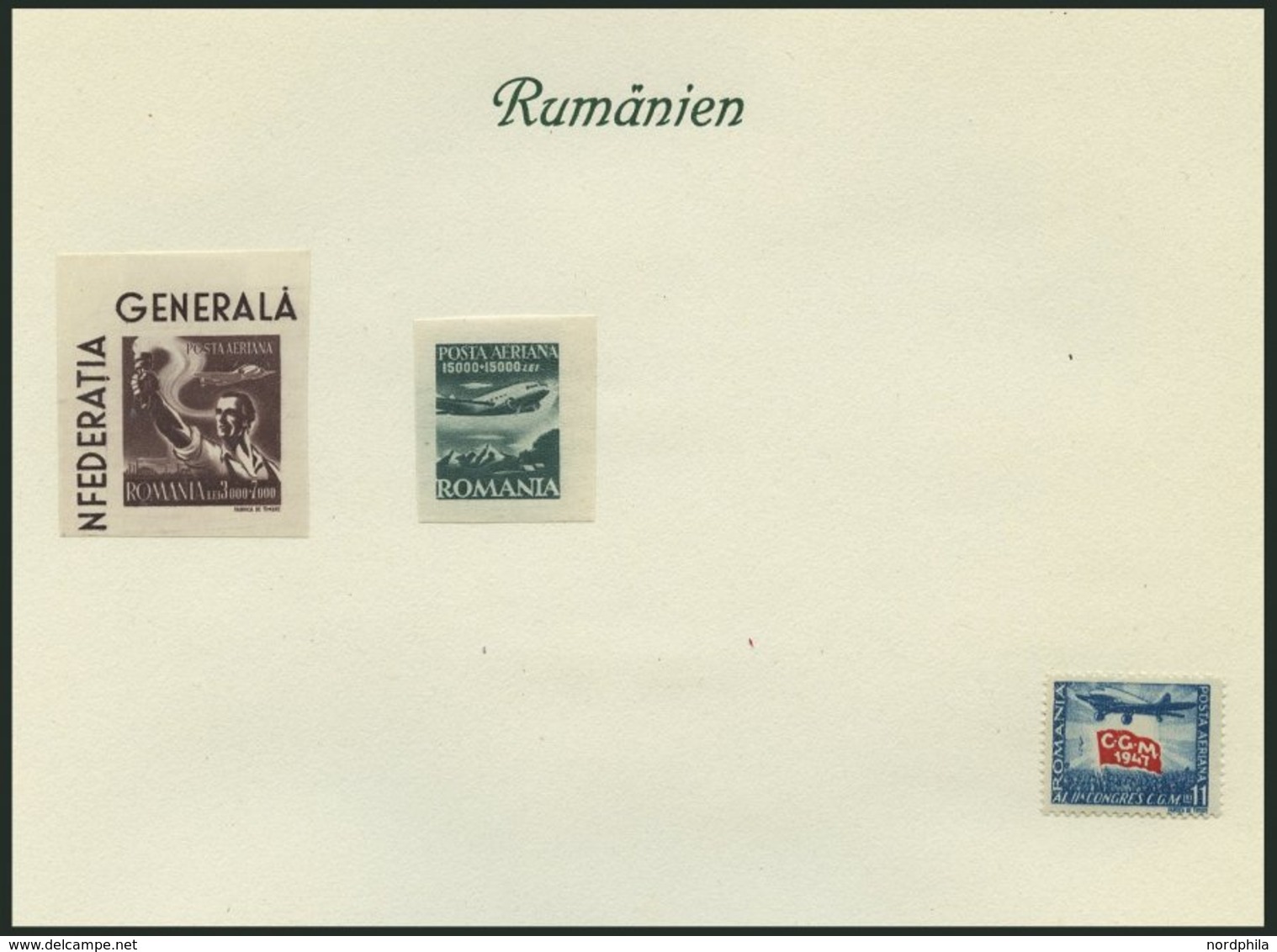 SAMMLUNGEN, LOTS *, O, 1928-47, Kleine Partie Verschiedener Flugpostmarken, Dabei Mi.Nr. 372-74 *, Fast Nur Prachterhalt - Autres & Non Classés