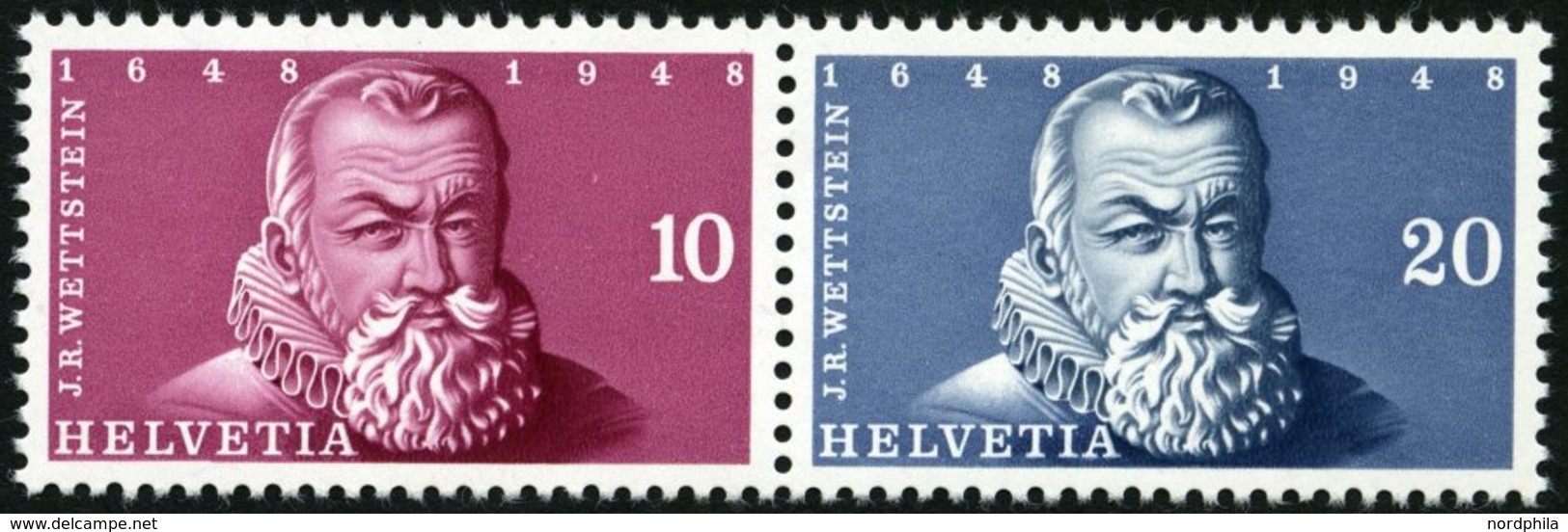 SCHWEIZ BUNDESPOST 512/3 **, 1948, Einzelmarken IMABA, Prachtpaar, Mi. 70.- - 1843-1852 Federal & Cantonal Stamps