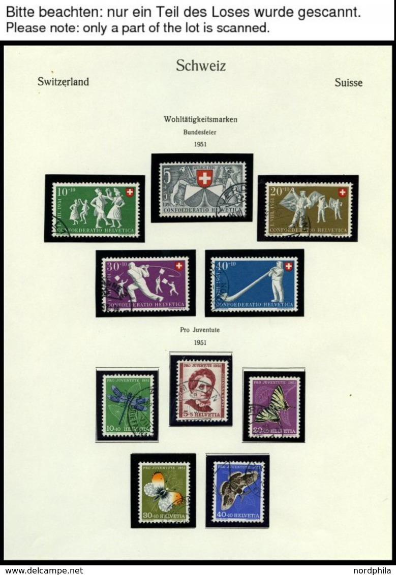 SAMMLUNGEN O, **, 1944-87, Sauberer, überwiegend Gestempelter Sammlungsteil, Meist Prachterhaltung, Mi. Ca. 1200.- - Verzamelingen