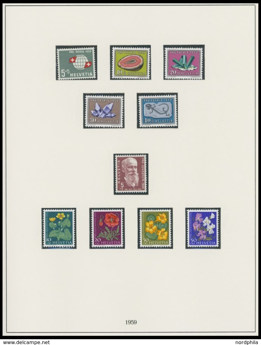 LOTS **, Postfrische Restpartie Schweiz Von 1955-63, Mit Einigen Ausgaben Ämter Bis 1976, Prachterhaltung - Collections