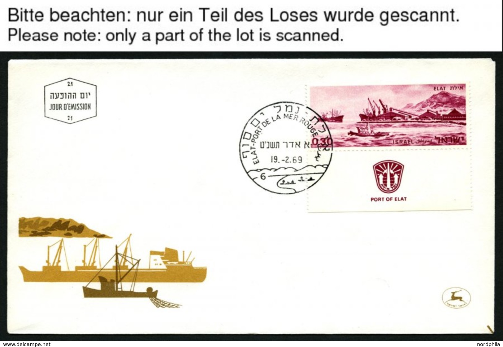 ISRAEL - SAMMLUNGEN, LOTS 8 Jahrgänge Komplett Auf FDC`s, 1969-72 Und 1977-80, Pracht, Markenwert: Mi. 189.- - Collections, Lots & Series