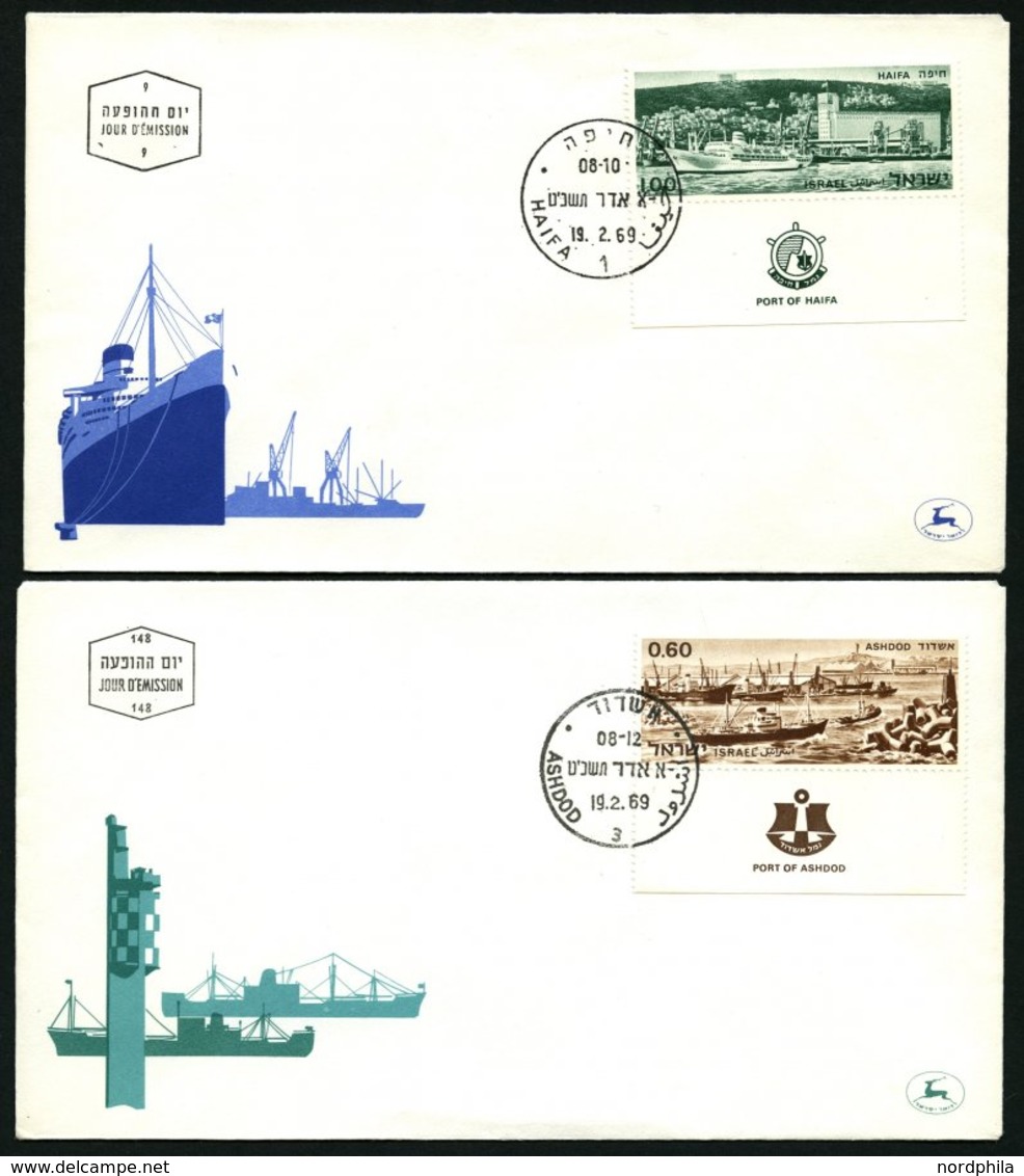 ISRAEL - SAMMLUNGEN, LOTS 8 Jahrgänge Komplett Auf FDC`s, 1969-72 Und 1977-80, Pracht, Markenwert: Mi. 189.- - Collections, Lots & Series