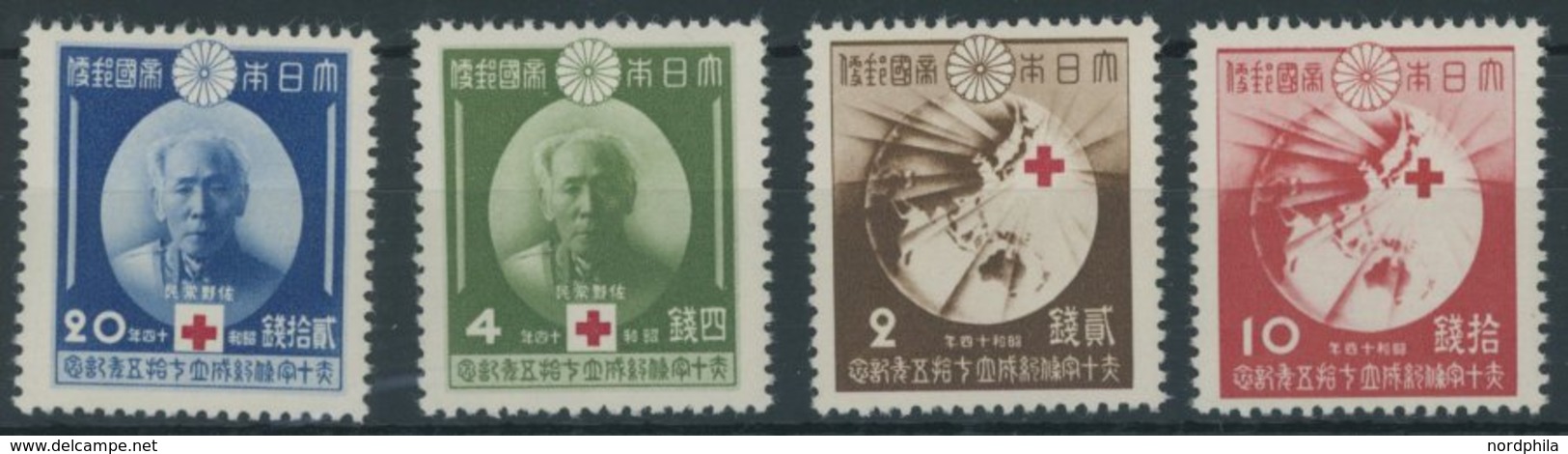 JAPAN 284-87 **, 1939, Rotes Kreuz, Postfrischer Prachtsatz - Altri & Non Classificati