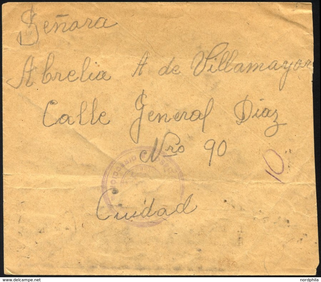 PARAGUAY 1935, Feldpostbrief Mit Stempel Eines Militärhospitals, Feinst - Paraguay