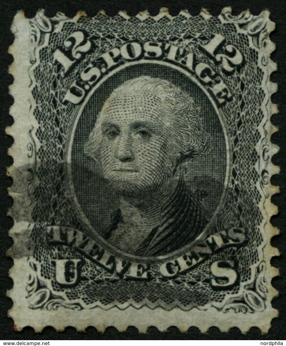 USA 21W O, Scott 97, 1861, 12 C. Washington, Waffeleinpressung, Feinst, $ 260 - Other & Unclassified