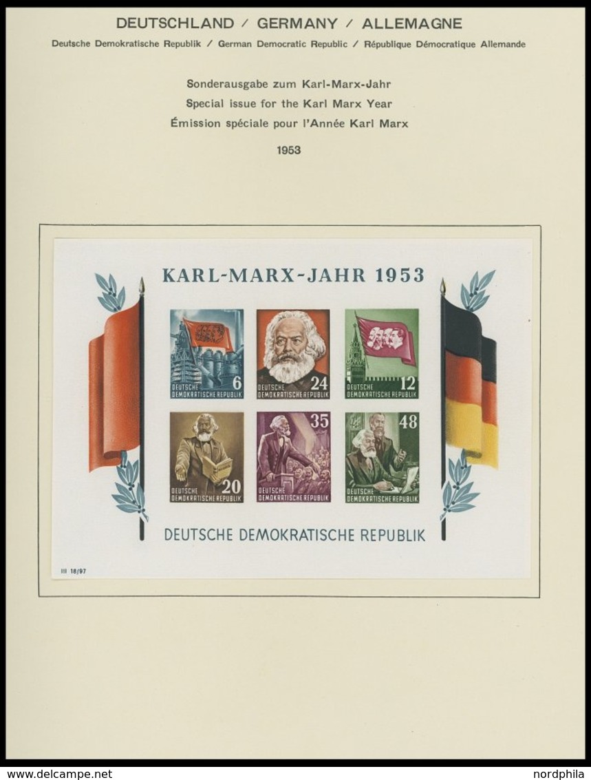 SLG., LOTS DEUTSCHLAND O,* , Saubere Sammlung Nachkriegsdeutschland Bis 1966 In 2 Schaubek Alben, Ungebraucht Oder Geste - Andere & Zonder Classificatie