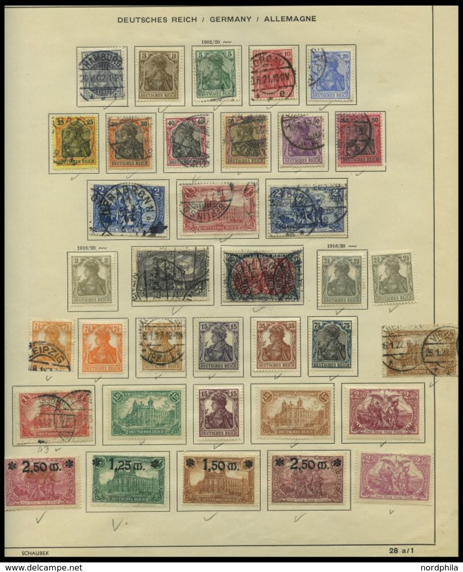 SLG., LOTS DEUTSCHLAND o,*,(*) , alte Sammlung Deutschland bis ca. 1939, mit Altdeutschland, Dt. Reich, Danzig, Memel, S