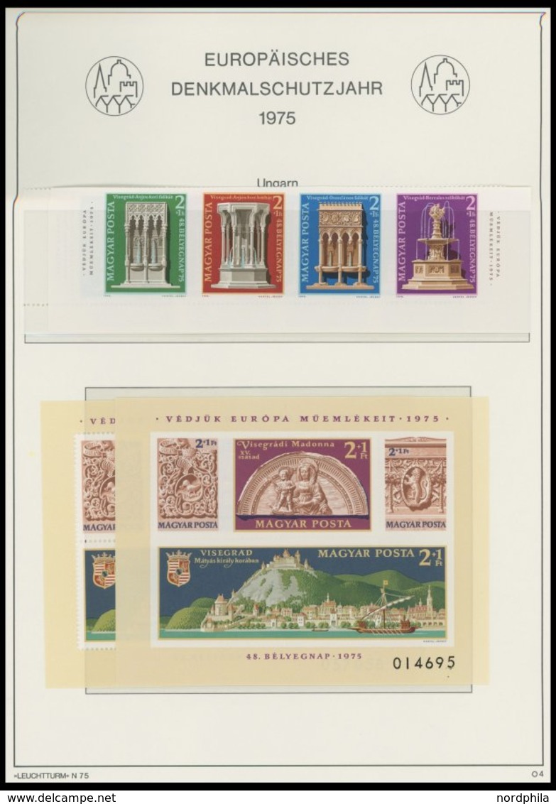 EUROPA UNION **, Komplette Postfrische Sammlung Gemeinschaftsausgaben Von 1956-77 In 2 Leuchtturm Falzlosalben, Dazu Nat - Altri & Non Classificati