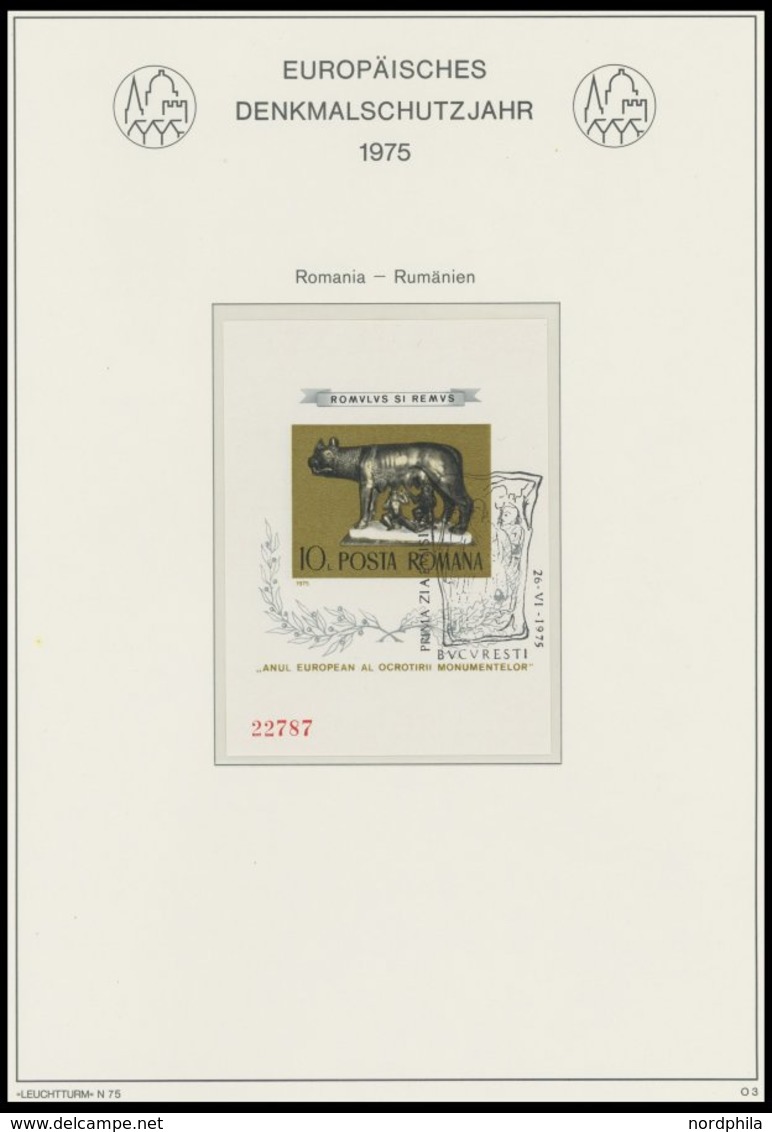 EUROPA UNION O, 1952-76, Fast Komplette Gestempelte Sammlung Sympathie- Und Mitläuferausgaben Und KSZE Mit Gezähnten Und - Altri & Non Classificati