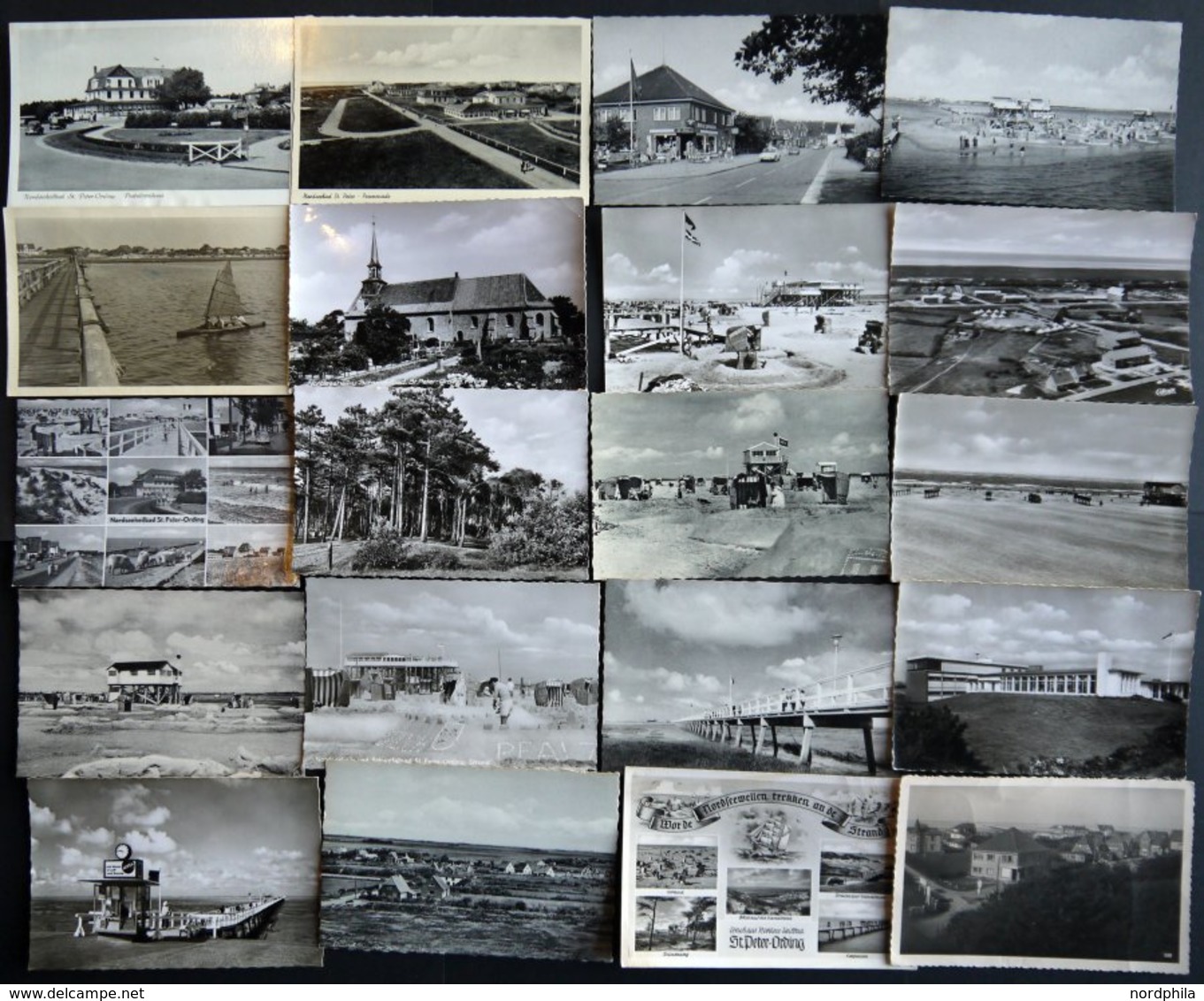 DEUTSCHLAND ETC. ST. PETER-ORDING, 65 Fast Nur Verschiedene Ansichtskarten Aus Den Jahren 1950-60 - Autres & Non Classés