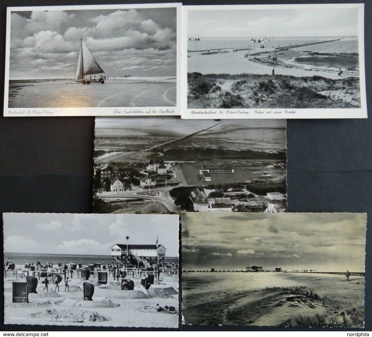 DEUTSCHLAND ETC. ST. PETER-ORDING, 65 Fast Nur Verschiedene Ansichtskarten Aus Den Jahren 1950-60 - Autres & Non Classés