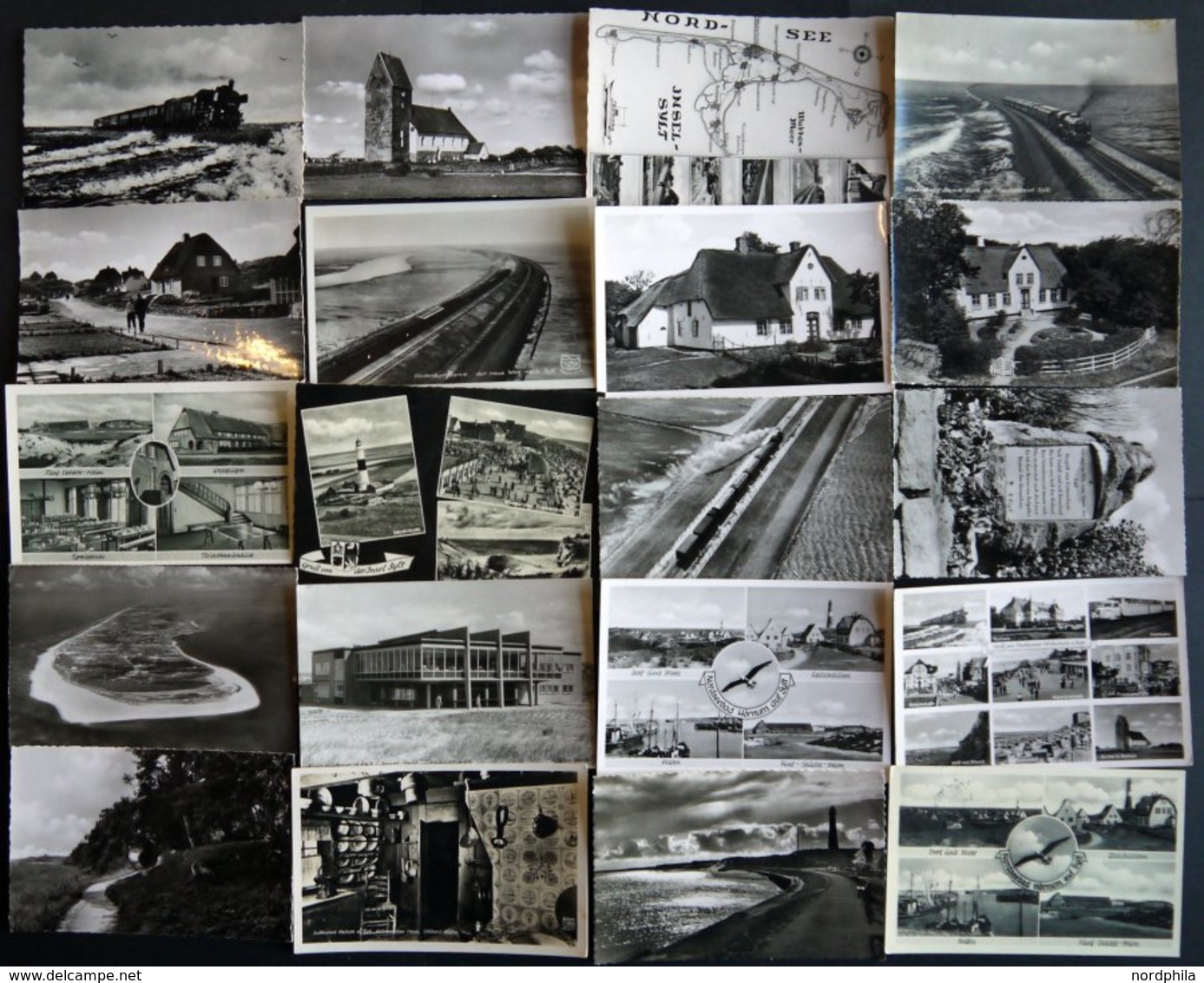 DEUTSCHLAND ETC. SYLT, 51 Verschiedene Ansichtskarten Aus Den Jahren 1950-60 - Andere & Zonder Classificatie