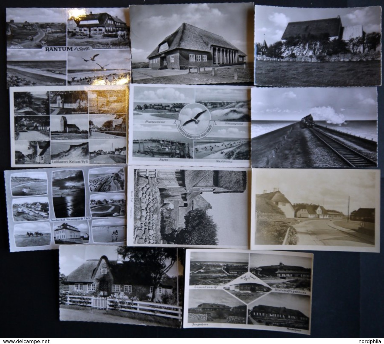DEUTSCHLAND ETC. SYLT, 51 Verschiedene Ansichtskarten Aus Den Jahren 1950-60 - Altri & Non Classificati
