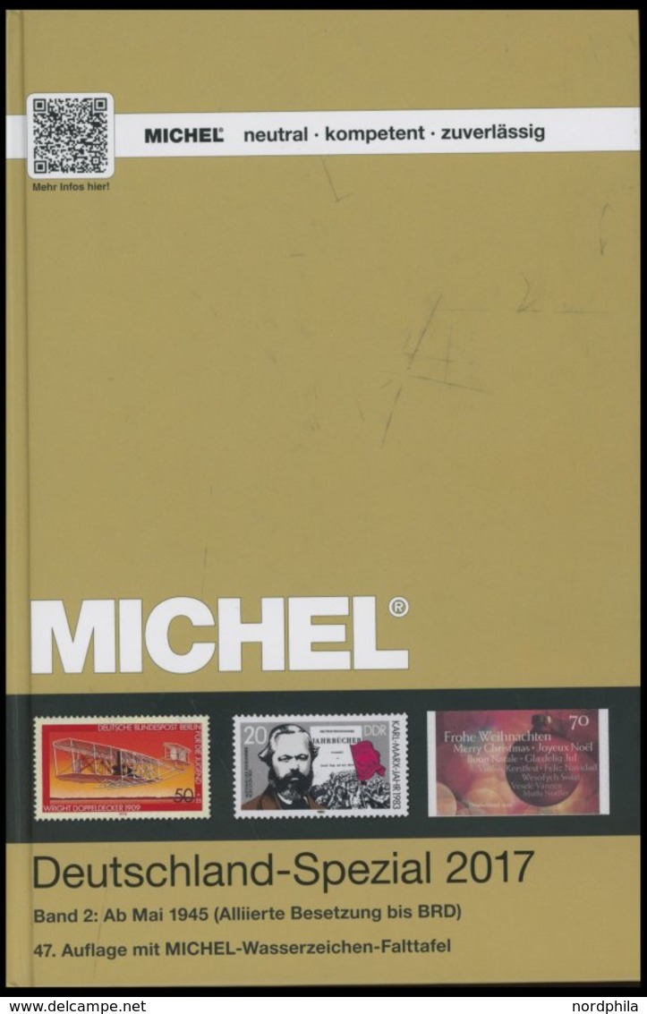 PHIL. KATALOGE Michel: Deutschland-Spezial Katalog 2017, Band 2, Ab Mai 1945 (Alliierte Besetzung Bis BRD), Alter Verkau - Filatelie