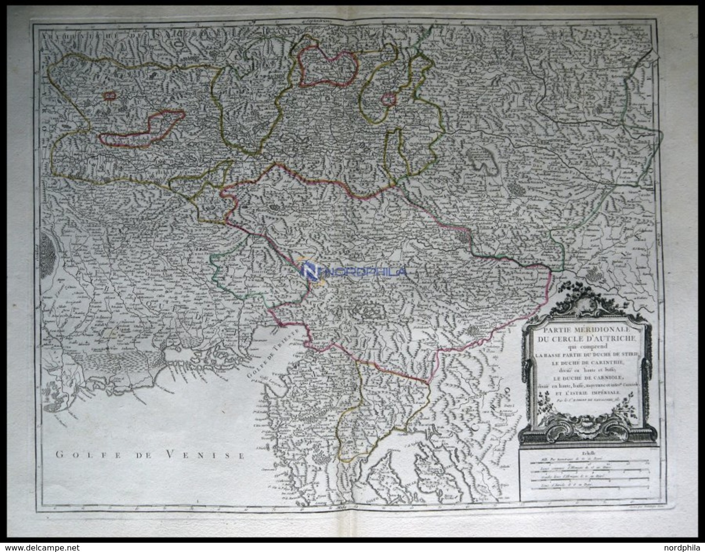 Die Südliche Teil Von Österreich, Partie Méridionale Du Cercle - Otros & Sin Clasificación