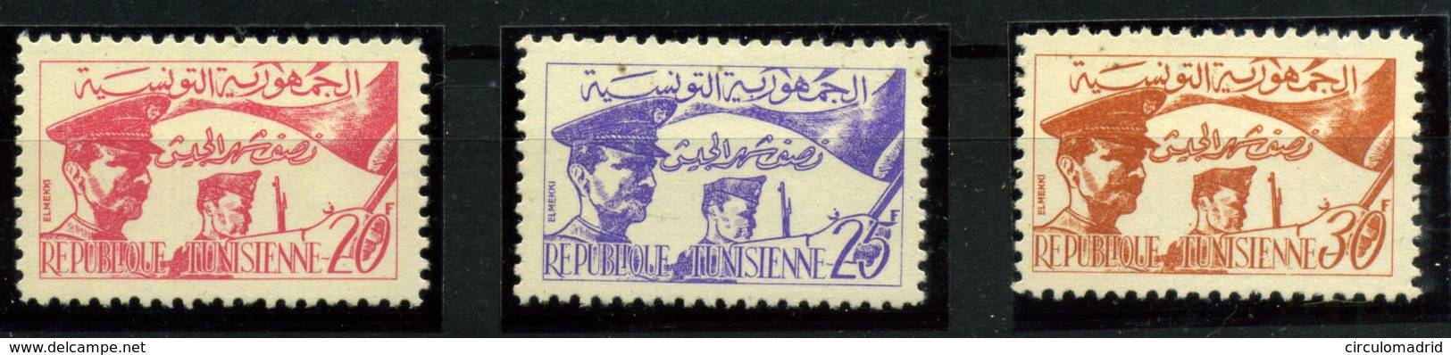 2563- Túnez Nº 444/6 - Tunisia (1956-...)
