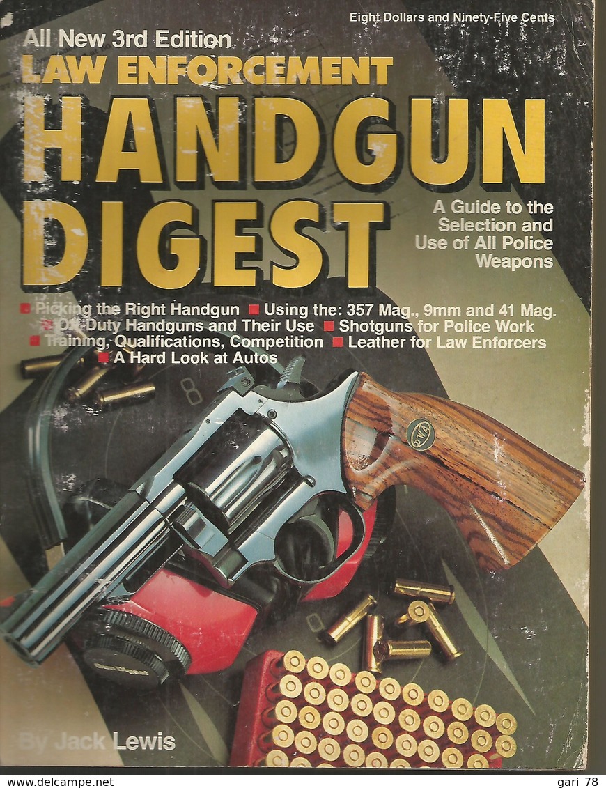 Law Enforcement Handgun Digest By Jack Lewis - Third Edition - Other & Unclassified