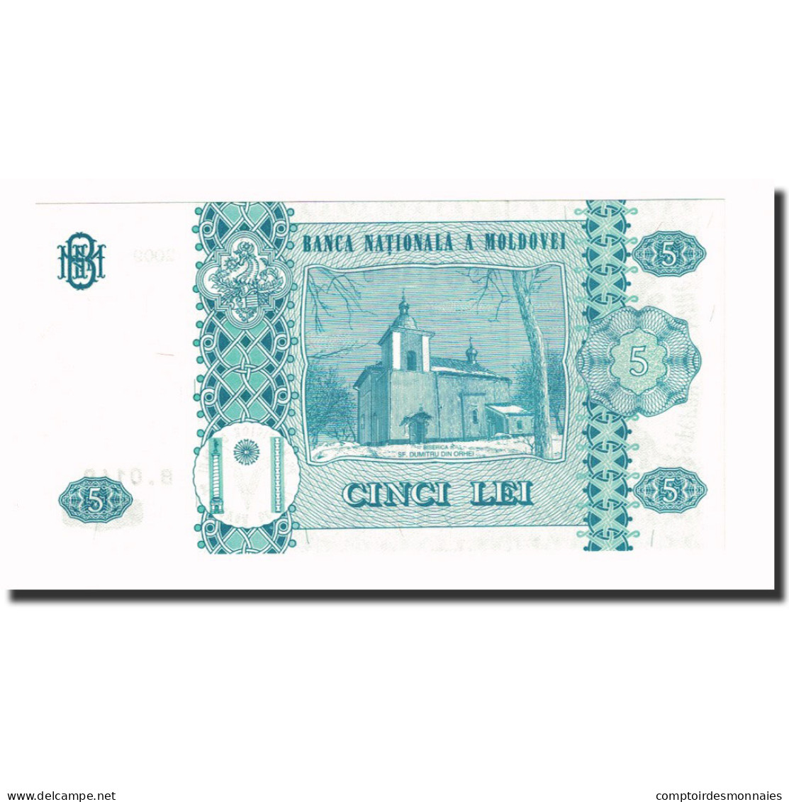 Billet, Moldova, 5 Lei, 2009, KM:9e, NEUF - Moldawien (Moldau)