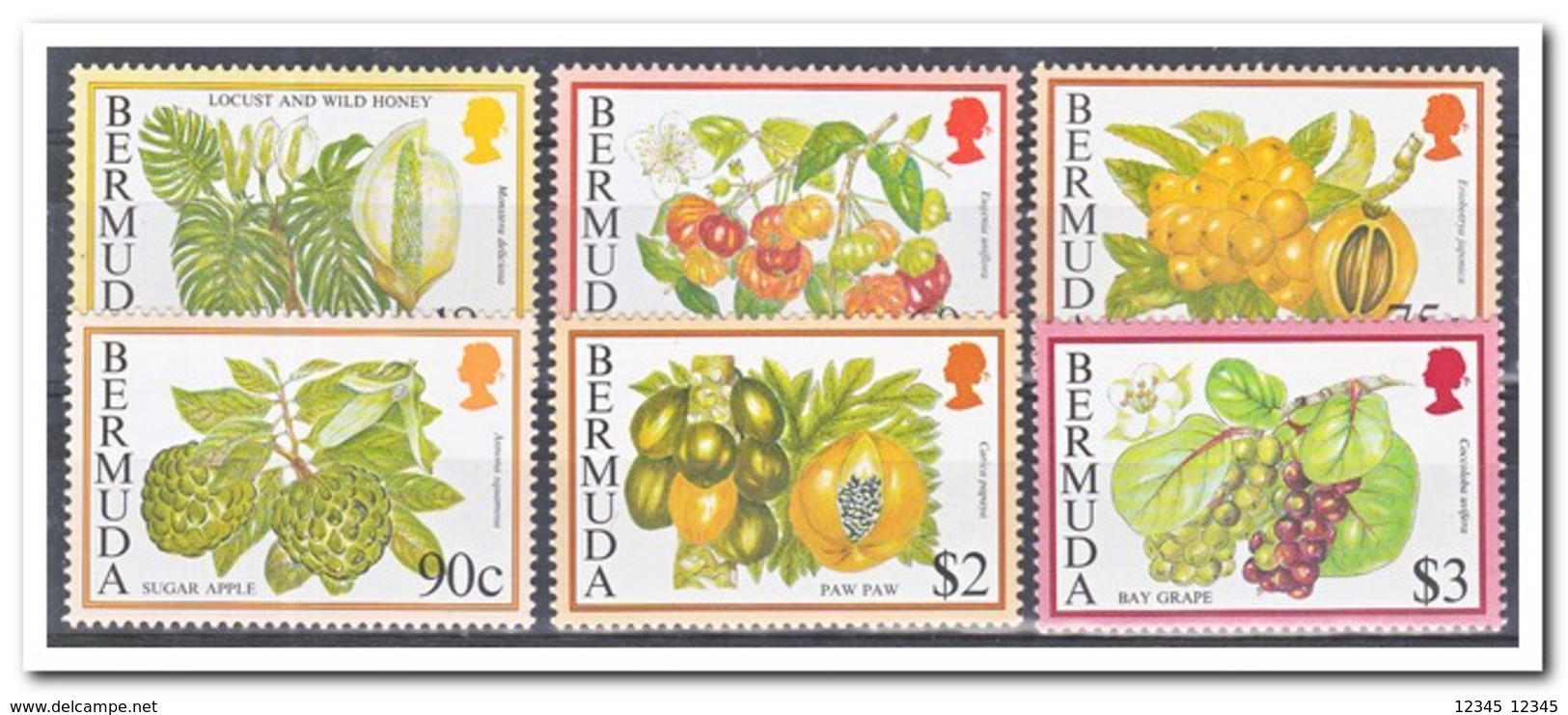 Bermuda 1995, Postfris MNH, Fruit - Bermuda