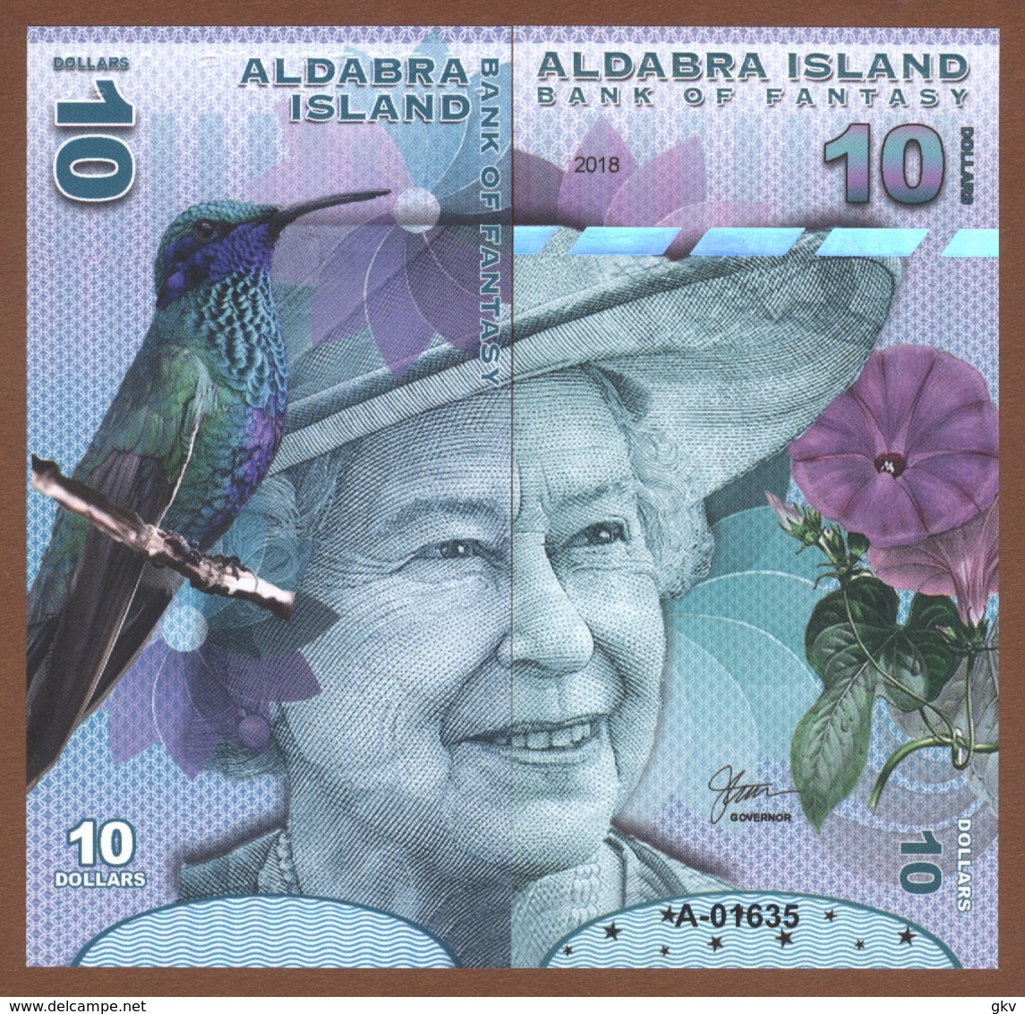 ALDABRA ISLAND (Seychelles) Set 6 Pcs 2018 Polymer UNC - Autres & Non Classés