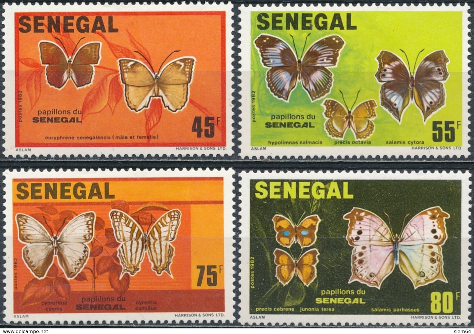 Senegal  Vlinders - Vlinders
