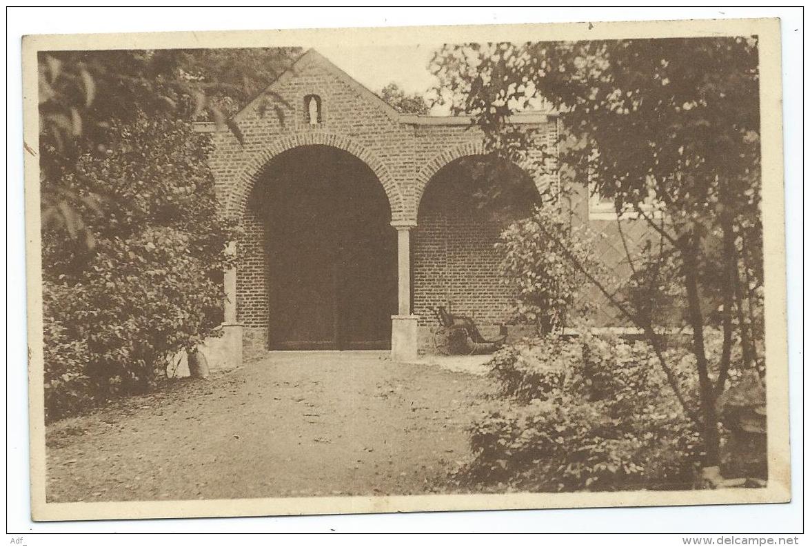 CPA CARMEL SAINT ALBERT, MATAGNE LA PETITE, PORTE CONVENTUELLE : VUE DE L'INTERIEUR DE LA CLOTURE, BELGIQUE - Doische