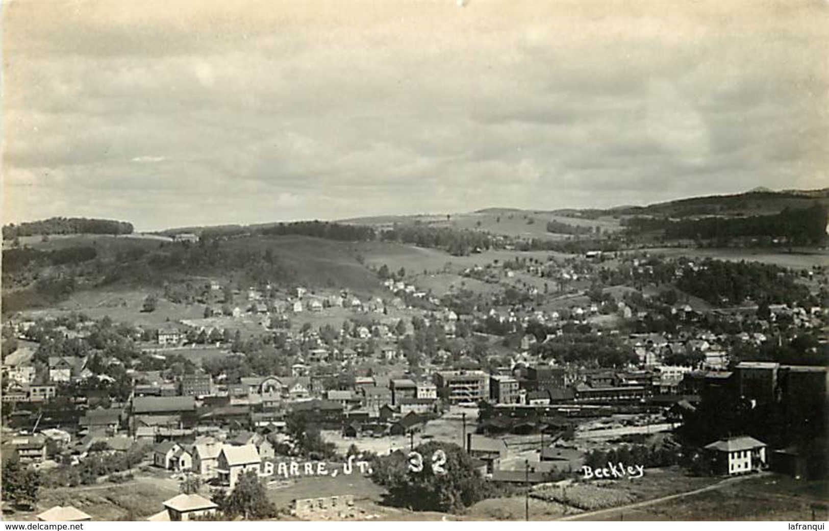 Pays Div -ref L553- Etats Unis D Amerique - Usa - Carte Photo -photo Postcard - Barre - Vermont - - Barre