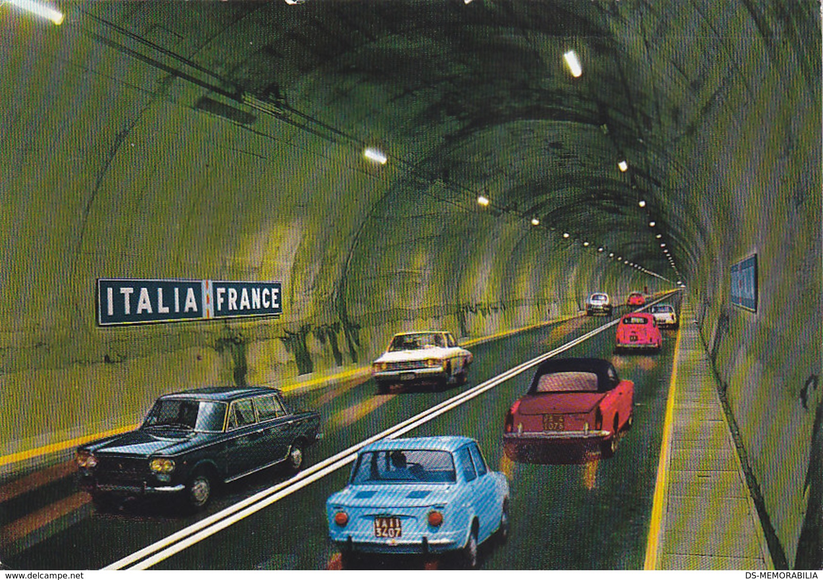 Courmayeur Chamonix - Tunnel Del Monte Bianco Fiat 1300 850 Simca 1100 - Altri & Non Classificati