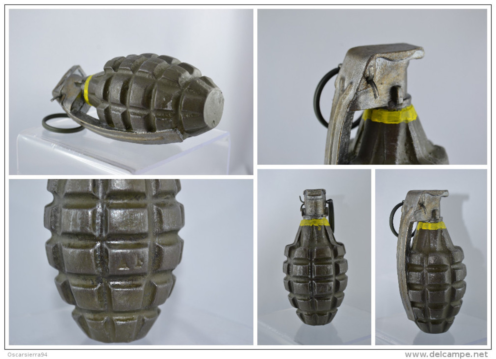 REPRODUCTION Grenade Américaine MK2 Monobloc Avec Allumeur M6A3 - Autres & Non Classés