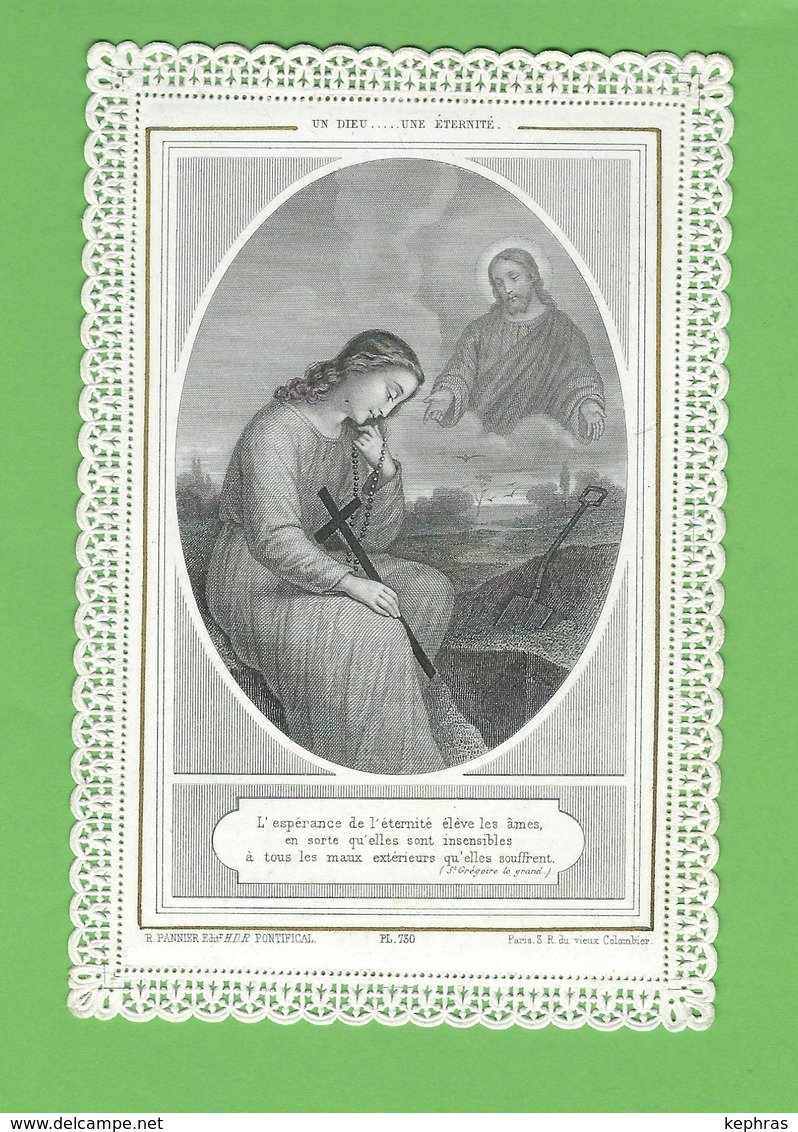 Image Pieuse - Canivet - Un Dieu...Une Eternité - Pannier 730 - Images Religieuses