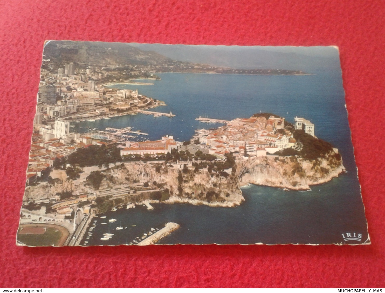 POSTAL POST CARD POSTCARD CARTE POSTALE PRINCIPAUTE DE MONACO VUE, CON MATASELLOS XXV GRAN PRIX AUTOMOBILE 1967 VE FOTOS - Otros & Sin Clasificación