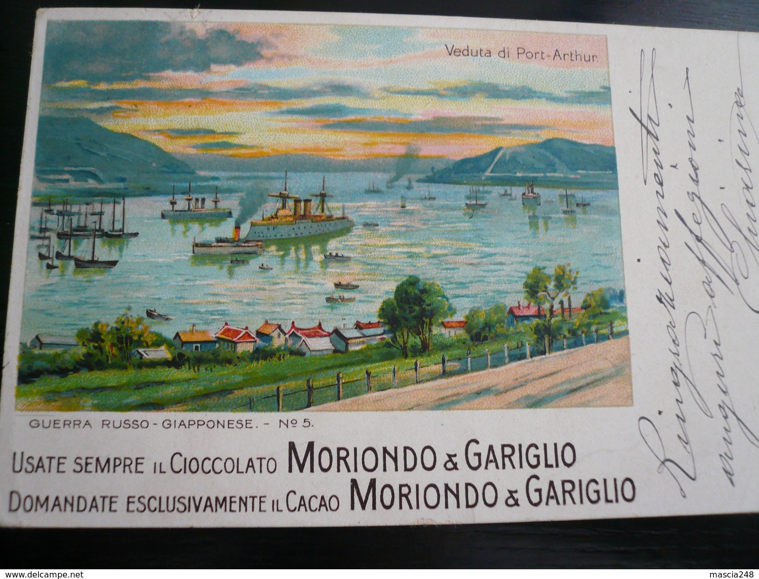 Torino Pubblicità Cioccolato Moriondo & Gariglio 1906-  Usata - Bares, Hoteles Y Restaurantes