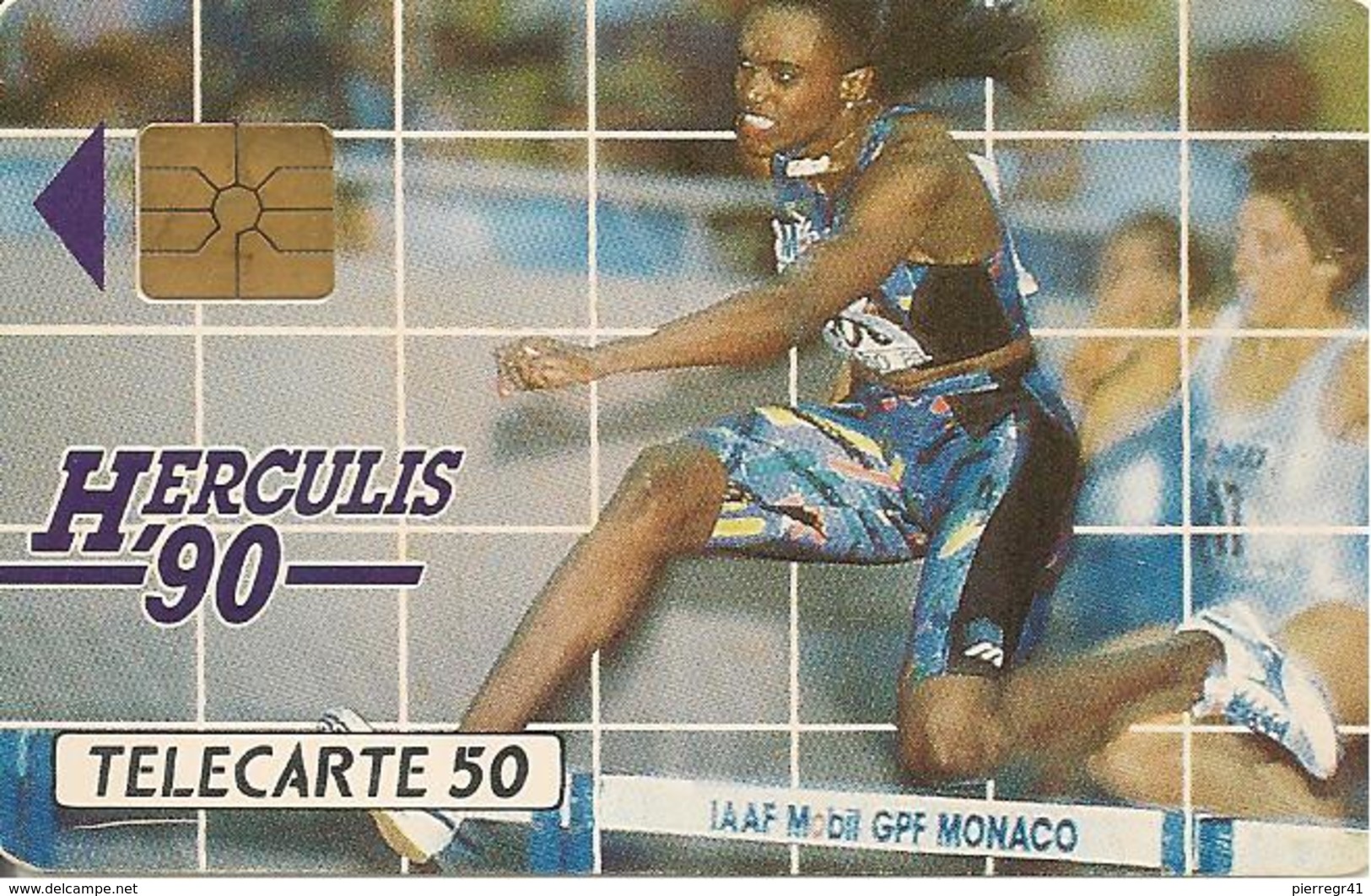 CARTE°-PUBLIC-MONACO-50U-MF 06-GEM A-HERCULIS 90-UTILISE-TBE - Monace