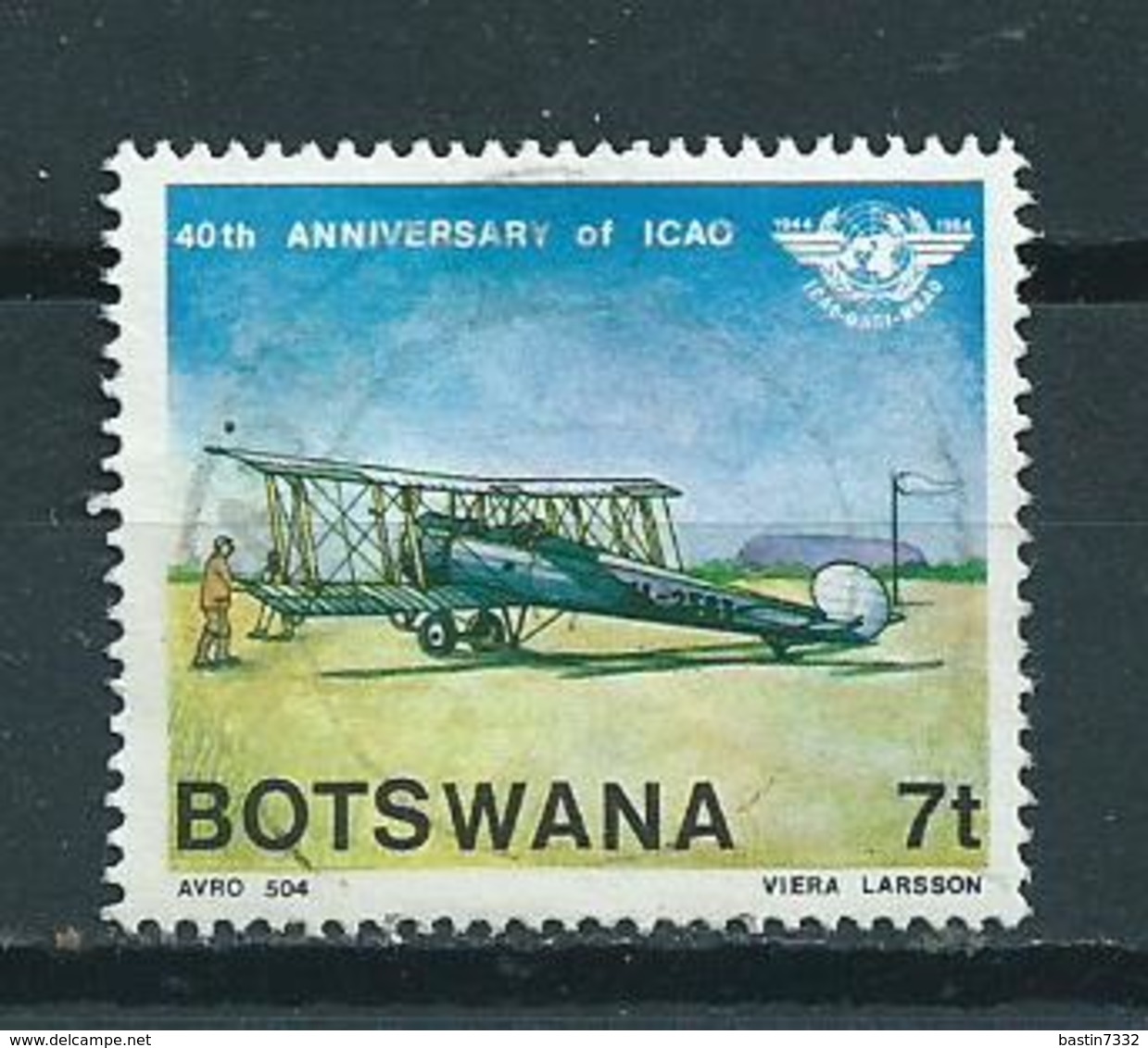 1984 Botswana ICAO Used/gebruikt/oblitere - Botswana (1966-...)