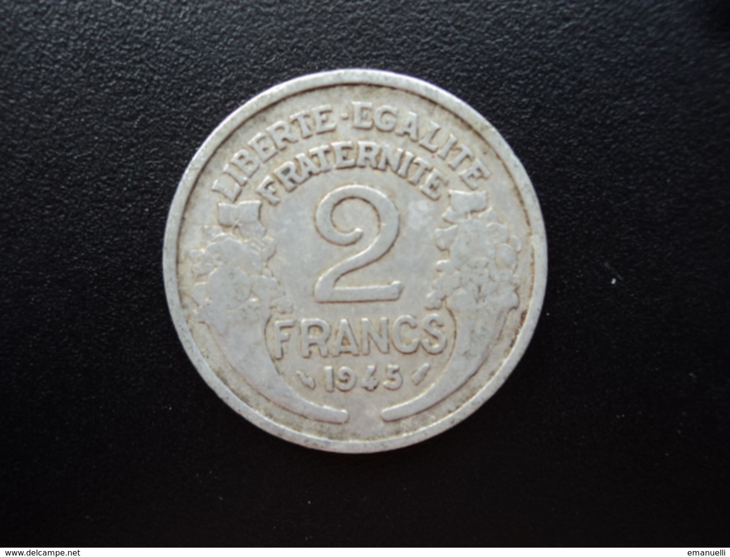 FRANCE : 2 FRANCS  1945    F.269 / G.538a /  KM 886a.1    TB - 2 Francs