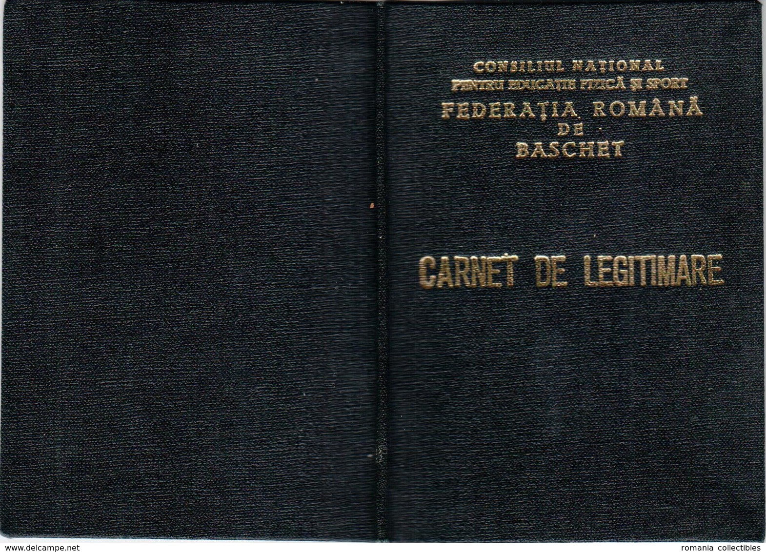 Romania, 1983, Romanian Basketball Federation - Member Card & Brevet