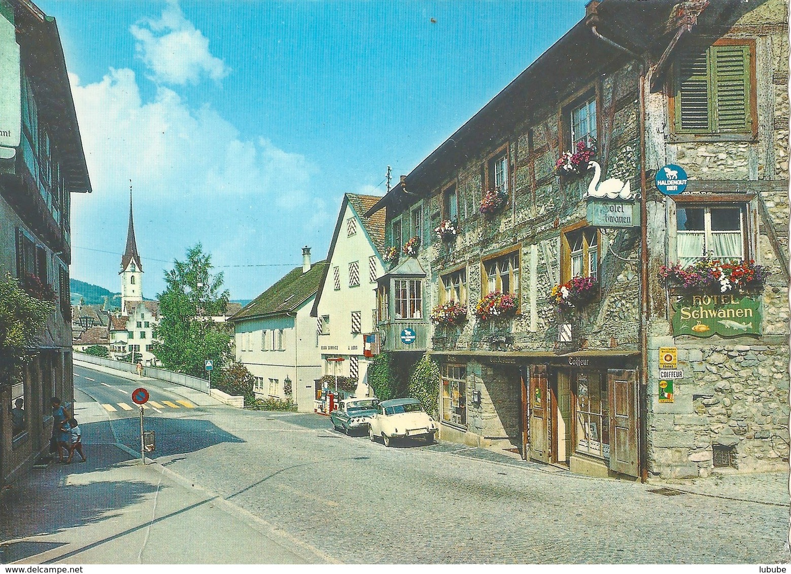 Stein Am Rhein - Hotel Restaurant Schwanen             Ca. 1970 - Stein Am Rhein