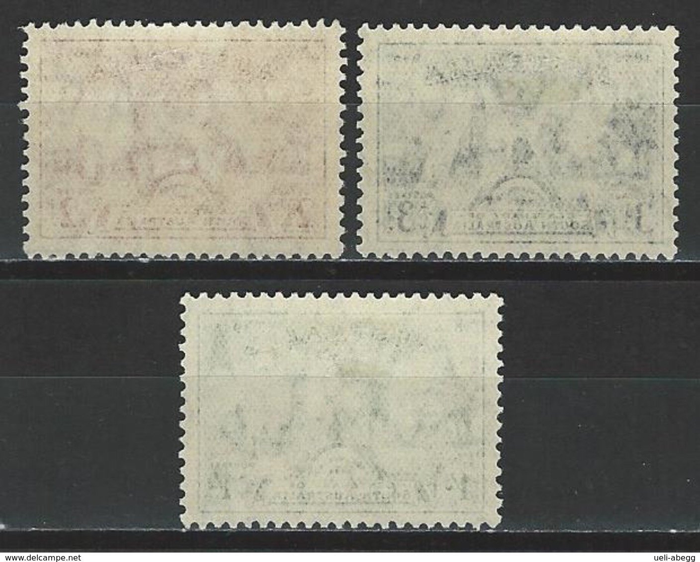 Australia SG 161-63, Mi 134-36 * MH - Mint Stamps