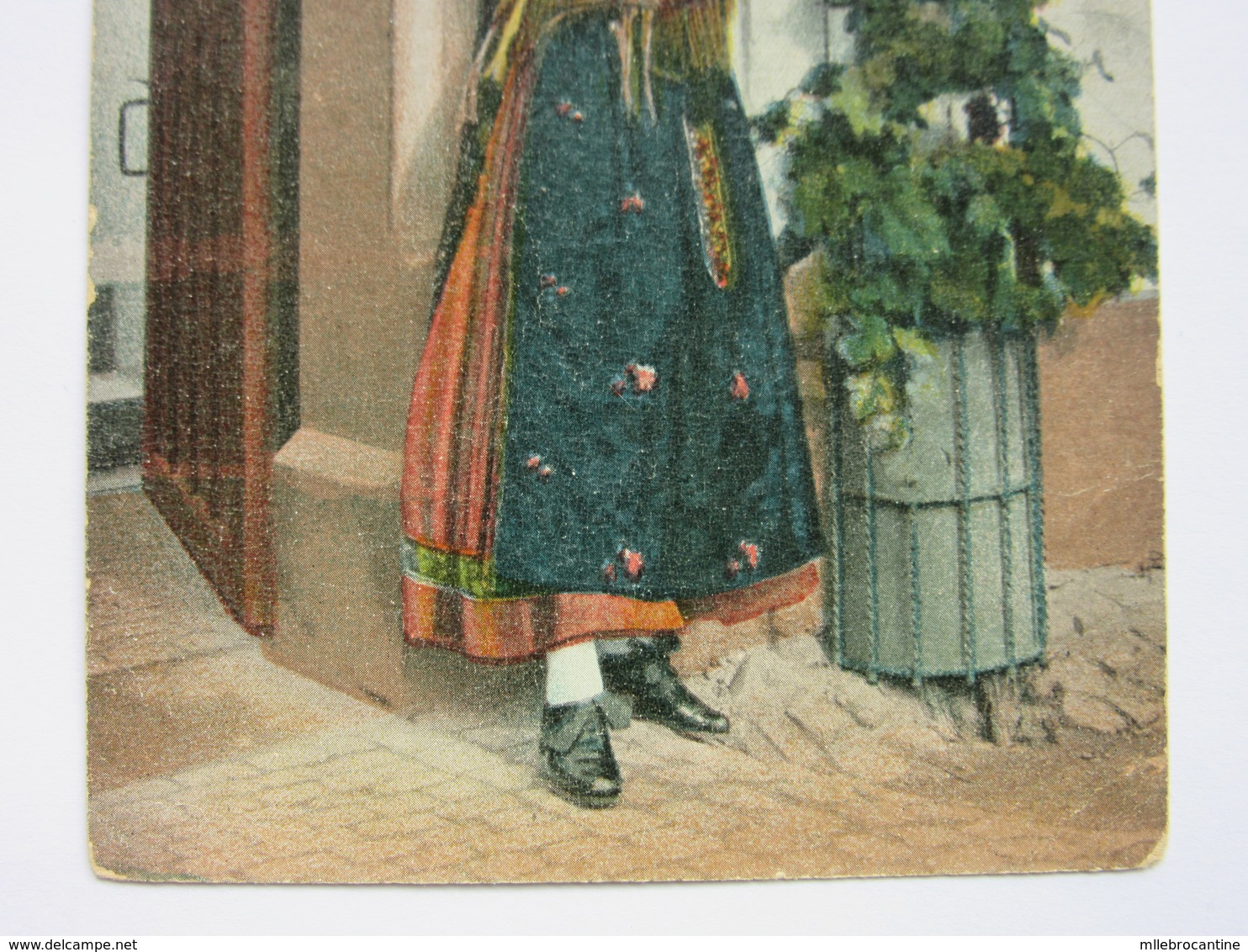 Elsässerin, Femme En Costume, Folklore - Costumi